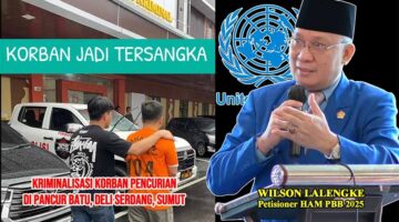 Kriminalisasi Korban Pencurian di Pancur Batu, Potret Buram Penegakan Hukum