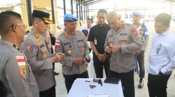 Polda Aceh Gelar Pemeriksaan Senjata Api